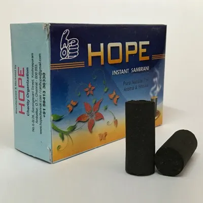 Hope Instant Sambrani â€” pure natural aroma incense cones